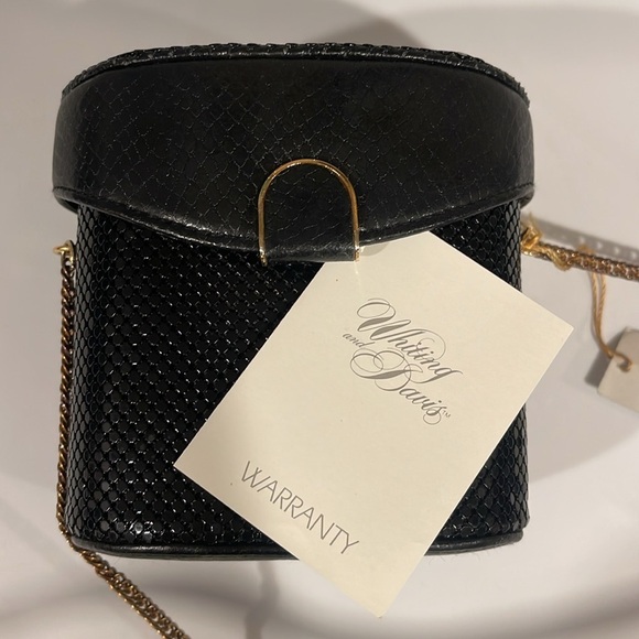 Whiting Davis Sequin Chain Maille Box Clutch - Picture 5 of 5